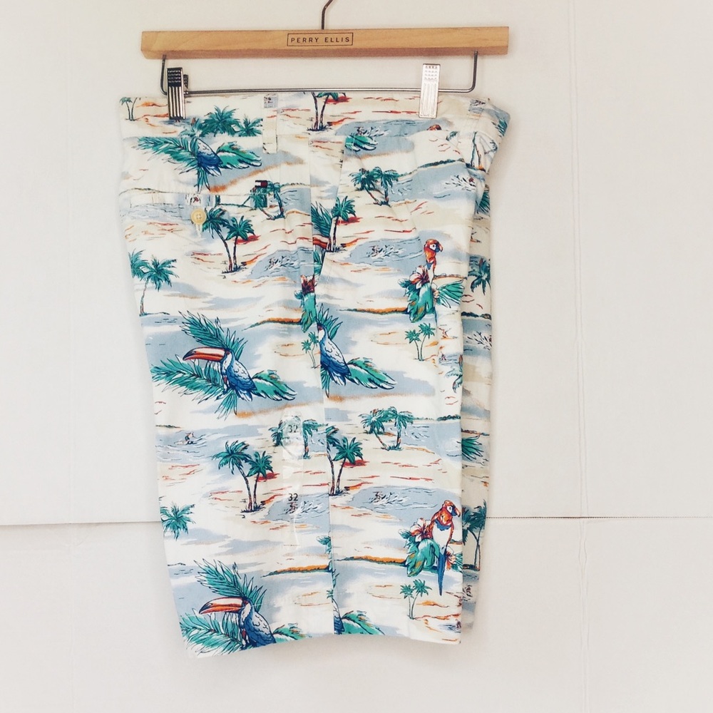 Tommy Hilfiger Palm Tree Shorts Beach Tropical